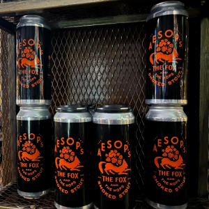 AESOP’S “The Fox”, By AGORA, Smoked Stout (6% Alc)