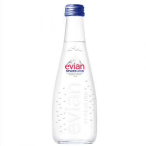 Evian sparkling water 330ml