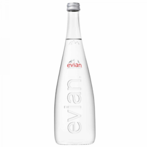 Evian sparkling water 750ml