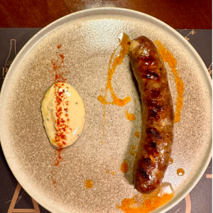 Λουκάνικο Ελληνικού μαύρου χοίρου ωρίμανσης,