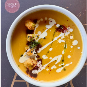 Πικάντικη καροτόσουπα βελουτέ,